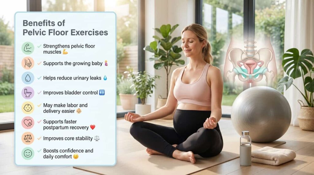 benefits of pelvic floor exercises pregnancy