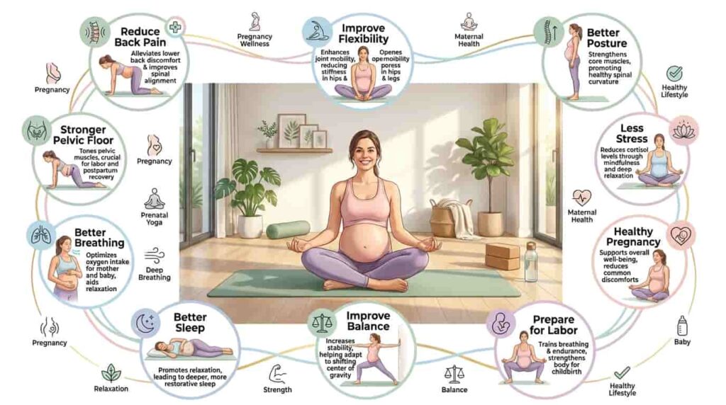 benefits of pregnancy yoga