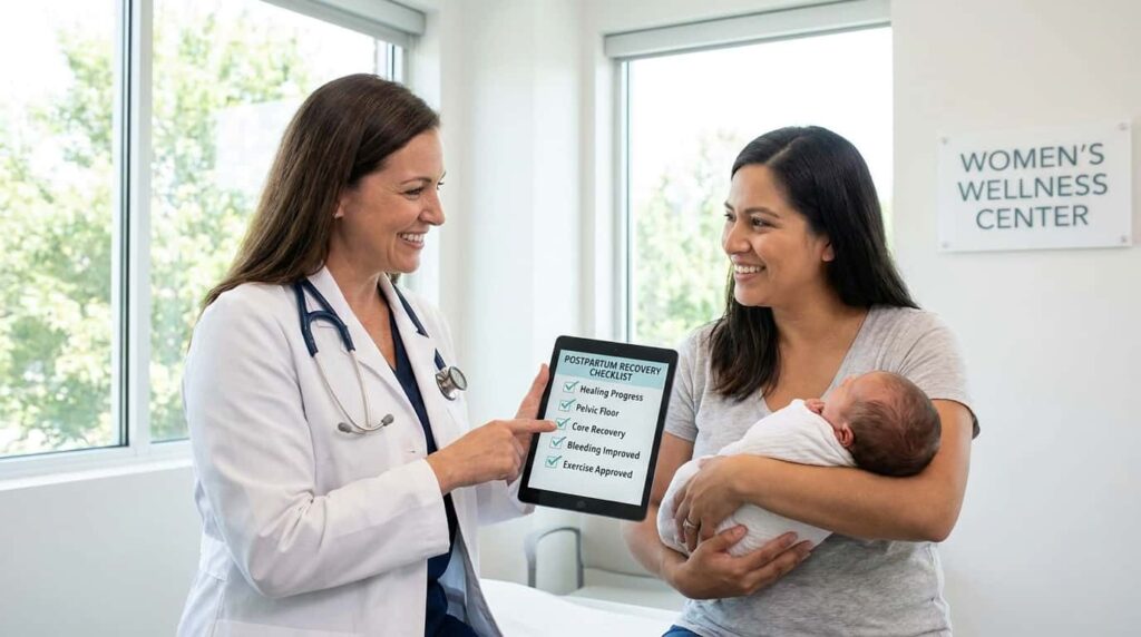 doctor approval for postpartum exercise
