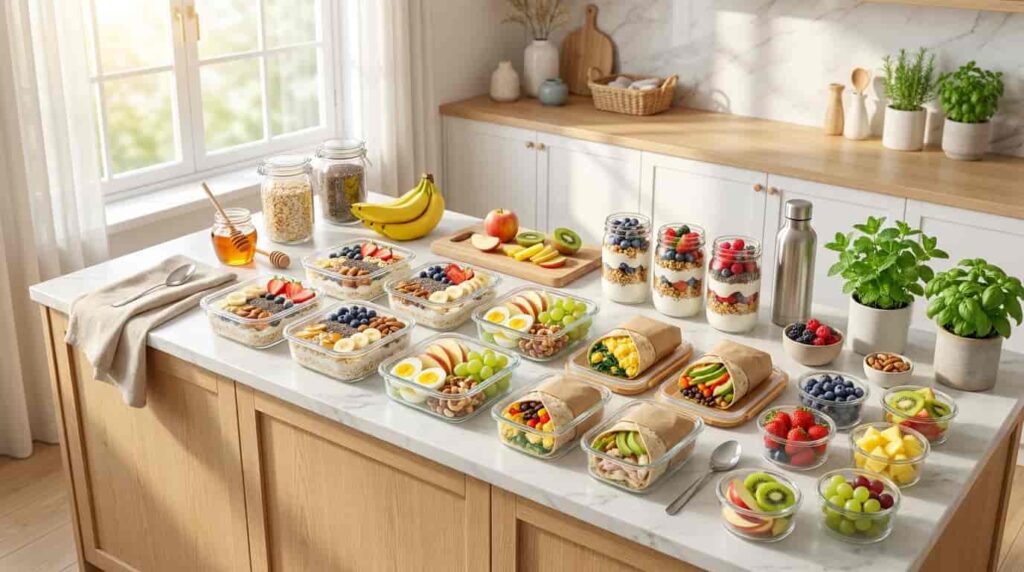 healthy breakfast meal prep