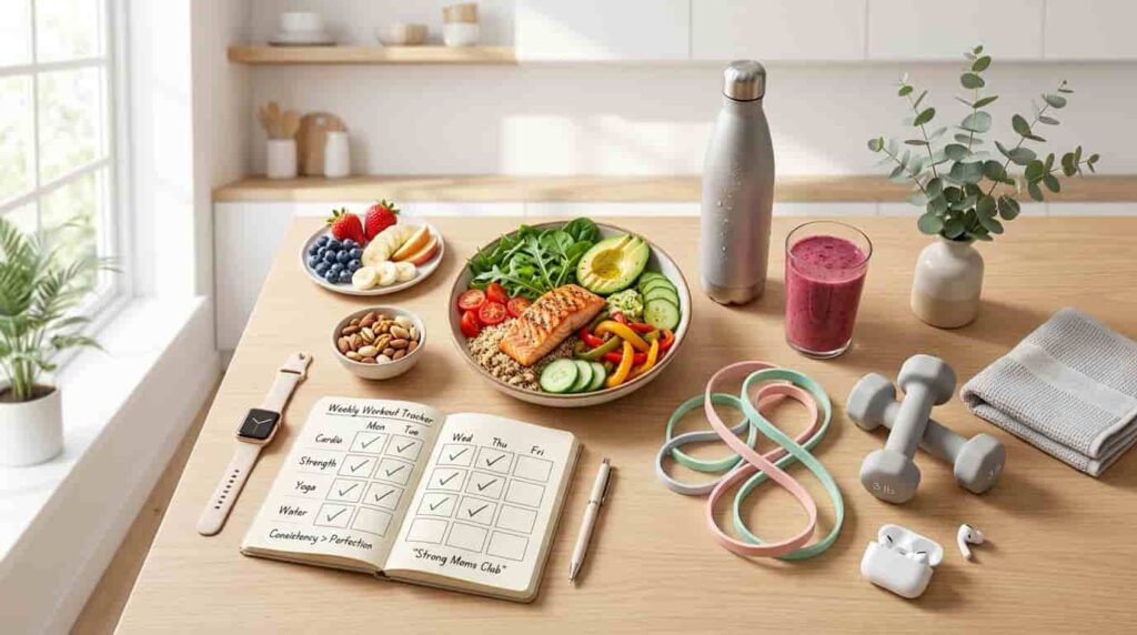 healthy habits for mom fitness routine