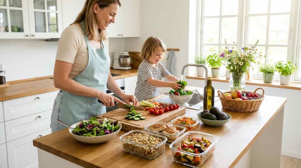 healthy nutrition for mom fitness