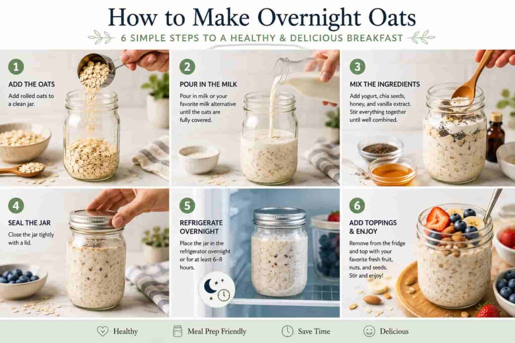 how to make overnight oats recipe