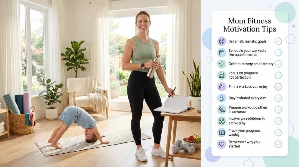 mom fitness motivation tips