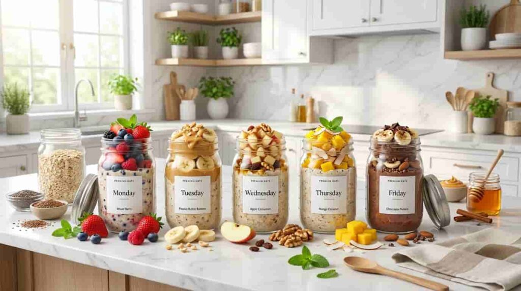 overnight oats meal prep