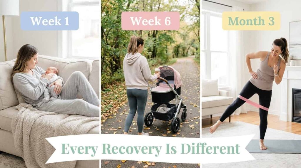 postpartum recovery stages