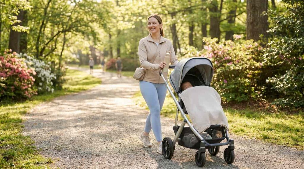 postpartum walking exercise