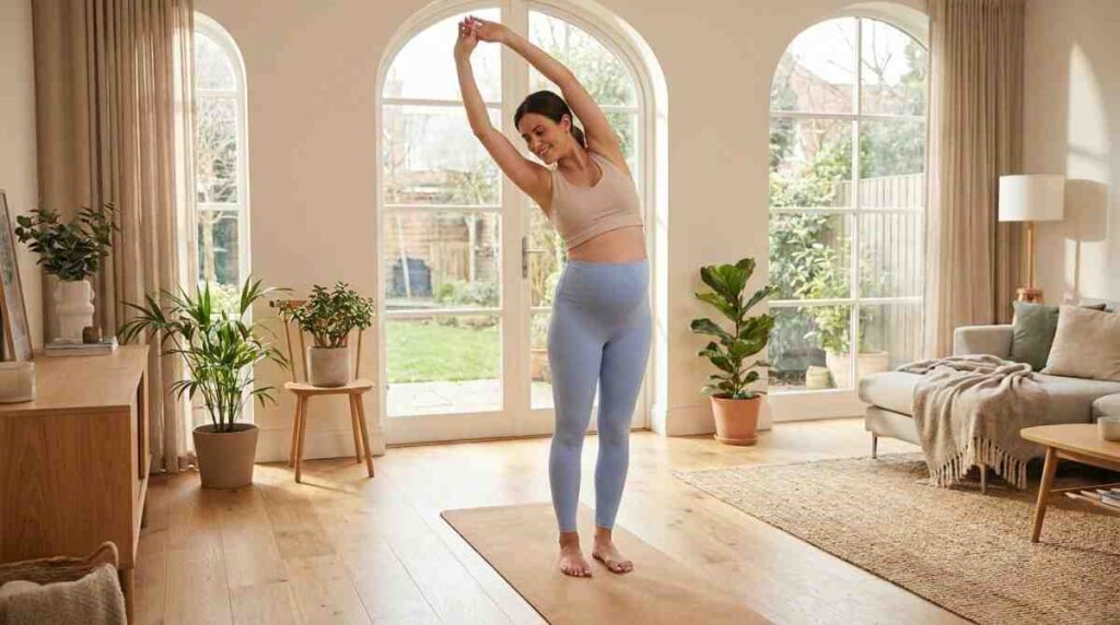 pregnancy fitness stretching routine