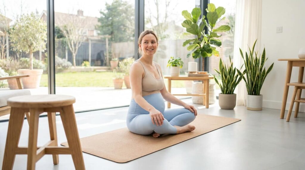 safe prenatal yoga exercises