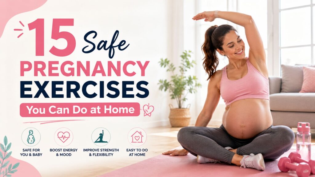 safe pregnancy exercises at home